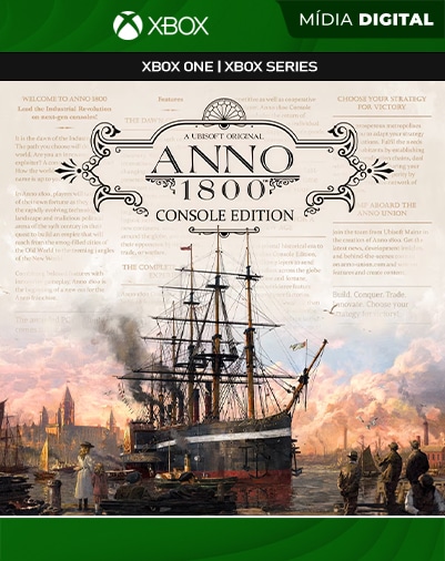 Anno 1800 Console Edition Standard - Xbox One / XS - Mídia Digital