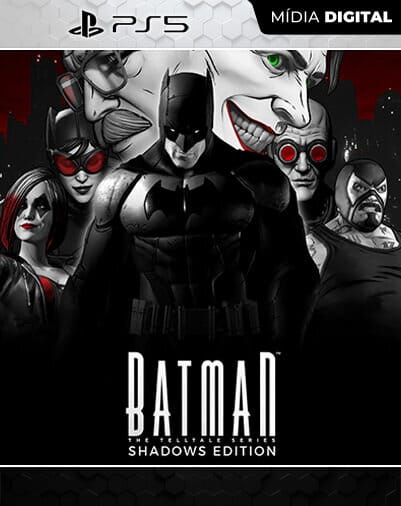 Batman the telltale series shadow edition Playstation 5 Mídia Digital Licença VIP