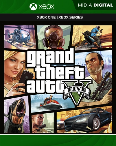 Grand Theft Auto V – GTA 5 Xbox One Mídia Digital Oficial