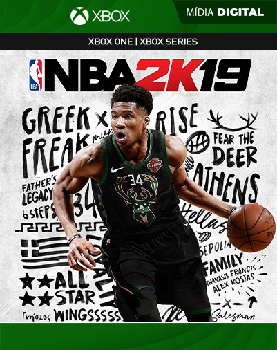 NBA 2K19 - Xbox One / XS - Mídia Digital