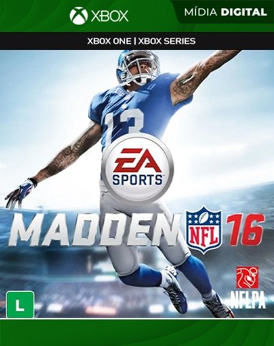 NFL 16 - Xbox One / XS - Mídia Digital