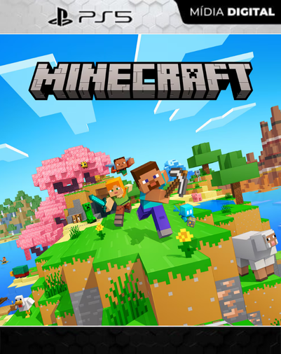 Minecraft PS5 Mídia Digital FONTE DOS GAMES