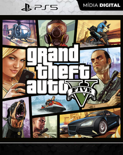GTA 5 PS5 Mídia Digital - Jogo Original na PSN Brasil