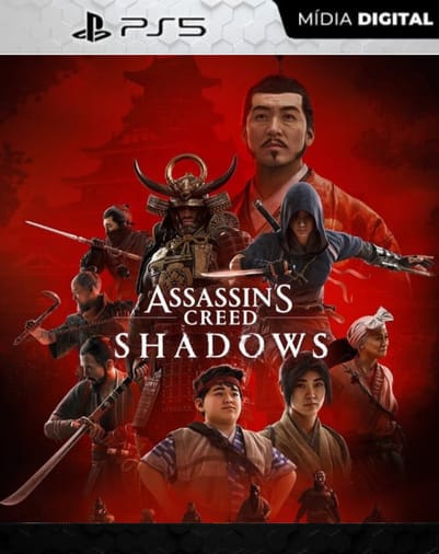Assassin's Creed Shadows PS5 Mídia Digital