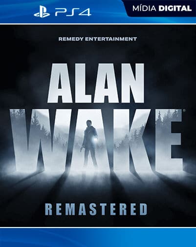 Alan Wake Remastered Playstation 4 Mídia Digital