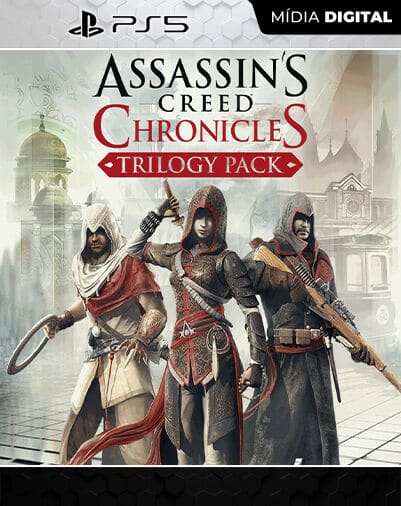 Assassins Creed Chronicles Trilogy Playstation 5 Mídia Digital Licença VIP