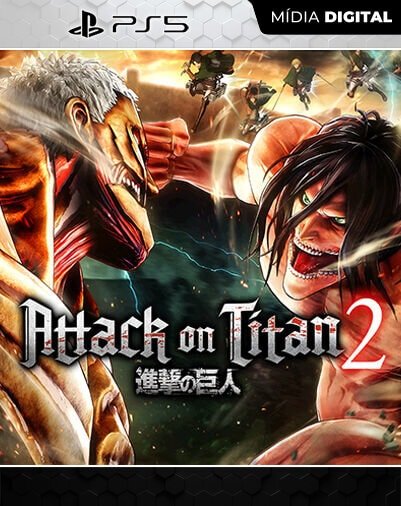 Attack on Titan 2 Playstation 5 Mídia Digital Licença VIP