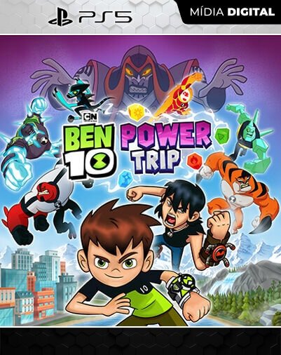 Ben 10: Power Trip Playstation 5 Mídia Digital Licença VIP