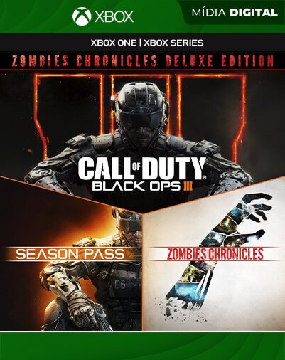 Call of Duty: Black Ops III - Zombies Deluxe - Xbox One / XS - Mídia Digital