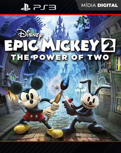 Disney Epic Mickey 2 Playstation 3 Mídia Digital