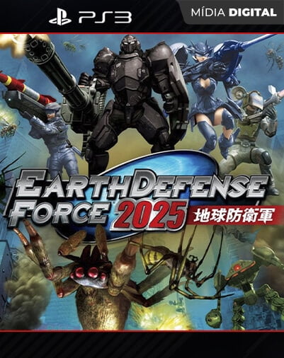 Earth Defense Force 2025 Playstation 3 Mídia Digital