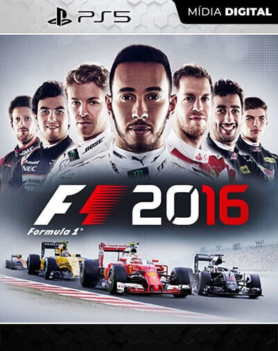 F1 2016 PS5 Mídia Digital fonte dos games