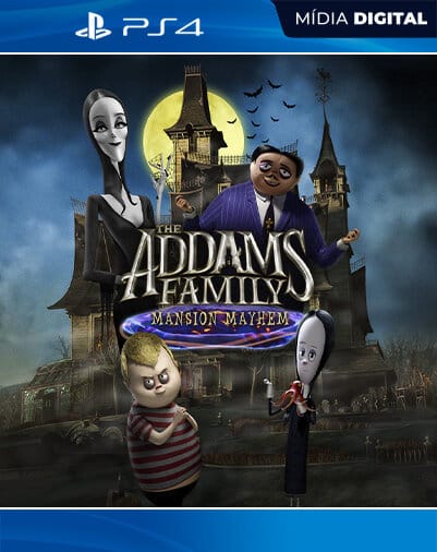 A Família Addams: Mansão da Confusão Playstation 4 Mídia Digital