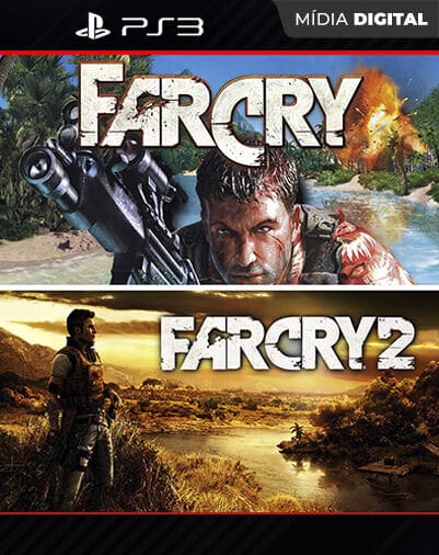 Far Cry + Far Cry 2 Playstation 3 Mídia Digital