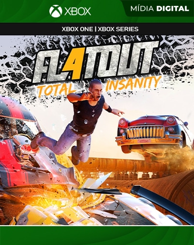 FlatOut 4 Total Insanity - Xbox One / XS - Mídia Digital