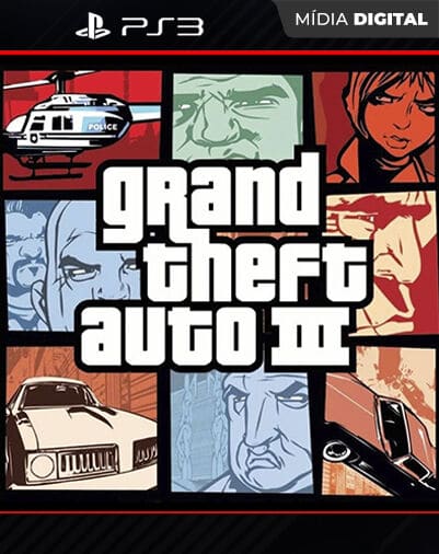 Grand Theft Auto GTA 3 (PS2 Classic) Playstation 3 Mídia Digital
