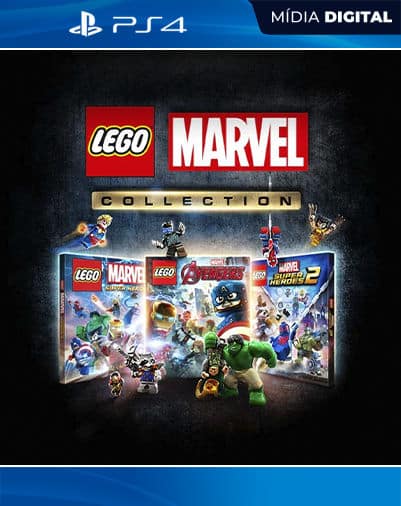 Coleção LEGO Marvel Ps4 - Mídia Digital