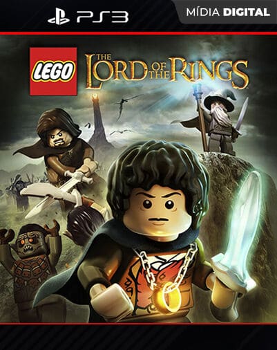 LEGO O Senhor dos Anéis (Lego The Lord of the Rings) Playstation 3 Mídia Digital
