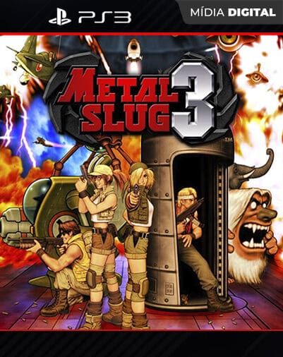 Metal Slug 3 Playstation 3 Mídia Digital