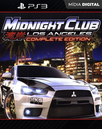 Midnight Club: Los Angeles Complete Edition Playstation 3 Mídia Digital