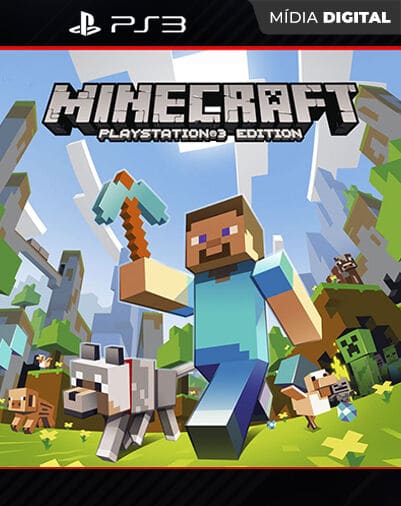 Minecraft Playstation 3 Mídia Digital fonte dos games