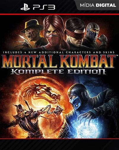 Mortal Kombat Komplete Edition Playstation 3 Mídia Digital