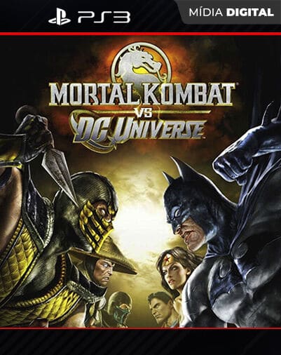 Mortal Kombat vs. DC Universe Playstation 3 Mídia Digital