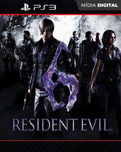 Resident Evil 6 Playstation 3 Mídia Digital