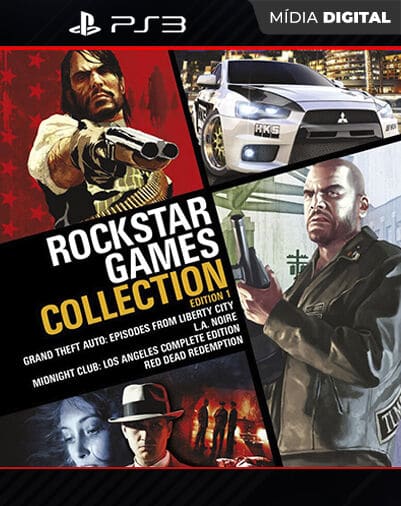 Rockstar Games Collection Edition 1 Playstation 3 Mídia Digital