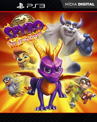Spyro Year of the Dragon (PS1 Classic) Playstation 3 Mídia Digital