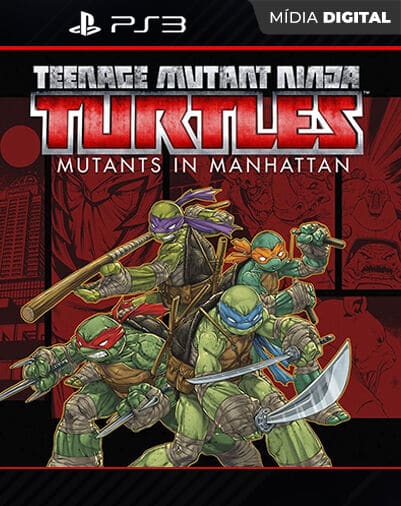 Teenage Mutant Ninja Turtles: Mutants in Manhattan Playstation 3 Mídia Digital