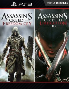 Assassins Creed Liberation HD e Freedom Cry Playstation 3 Mídia Digital