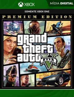 GTA 5 Grand Theft Auto V: Edição Premium - Xbox One / XS - Mídia Digital